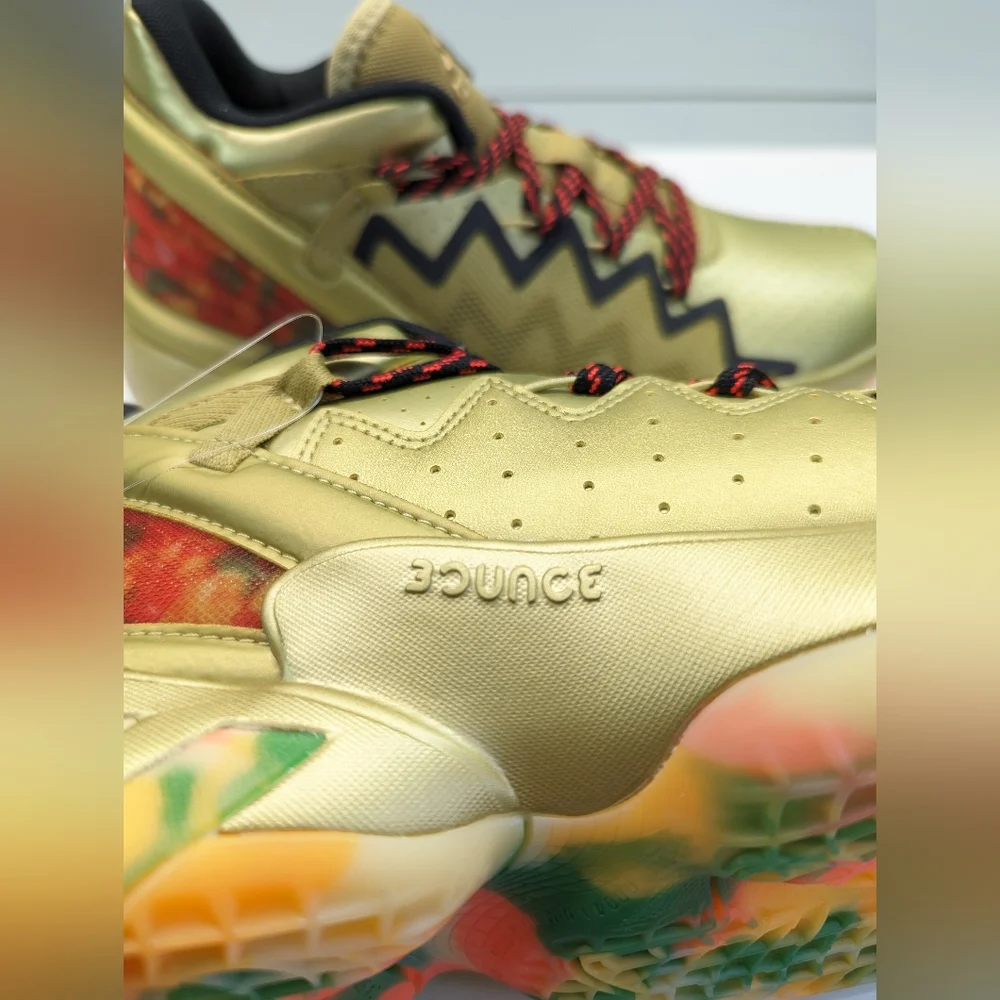 Adidas D.O.N ISSUE 2 Gummy Bear Donovan Spida Mitchell Gold Sneakers Men's 8.5